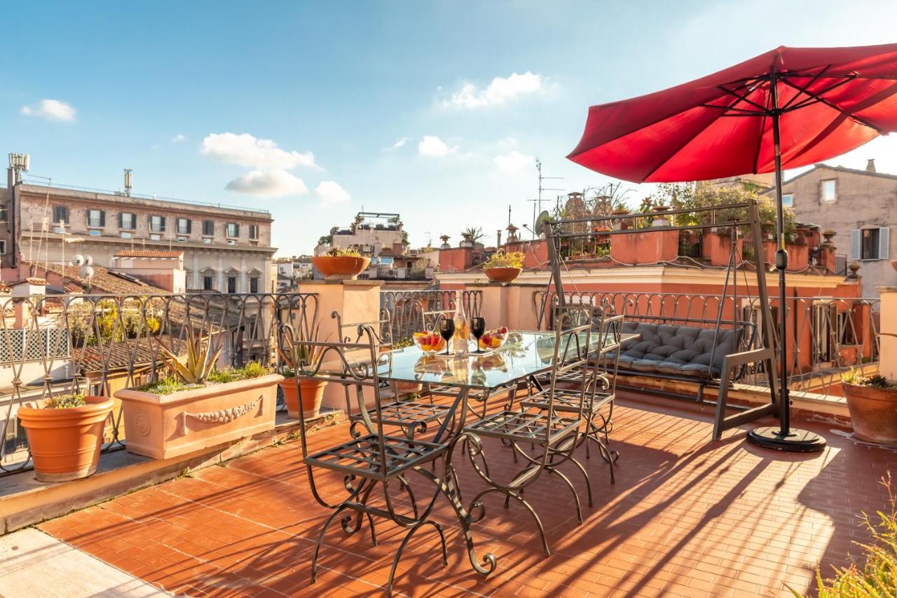 Rooftop Campo Dei Fiori Rome Buitenkant foto